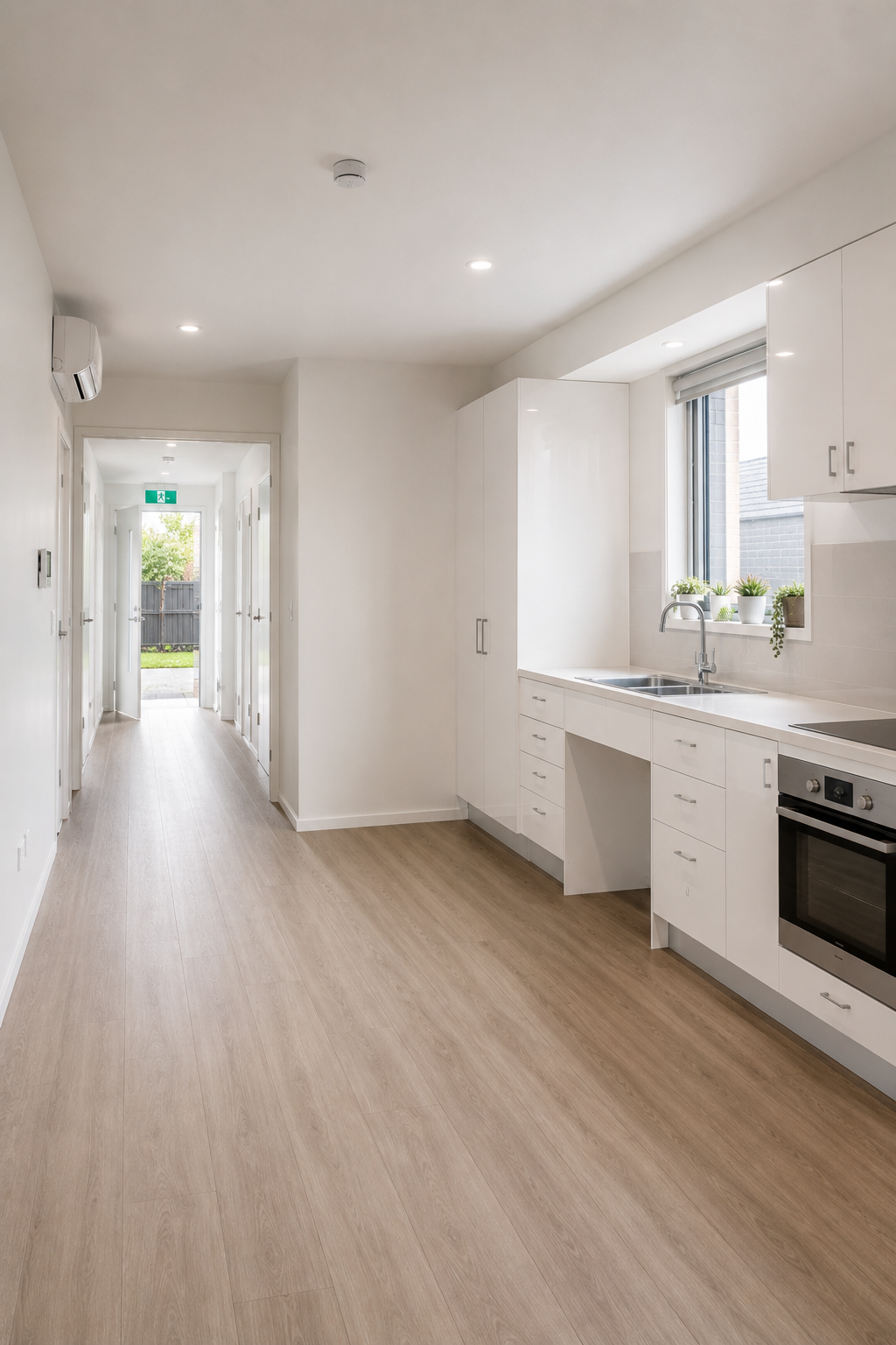 Modern purpose-built accessible home interior